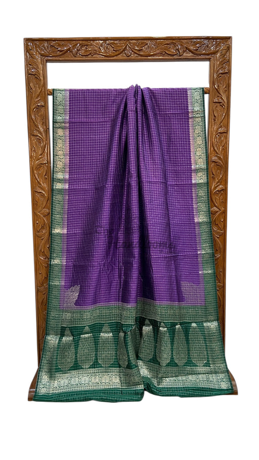 Pure Chiniya Silk Handloom Banarasi Saree - The Handlooms