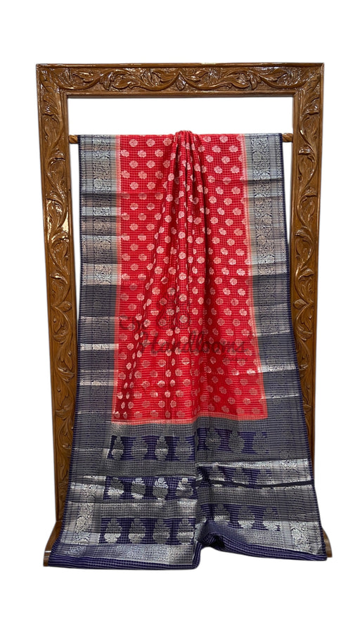 Pure Chiniya Silk Handloom Banarasi Saree - The Handlooms