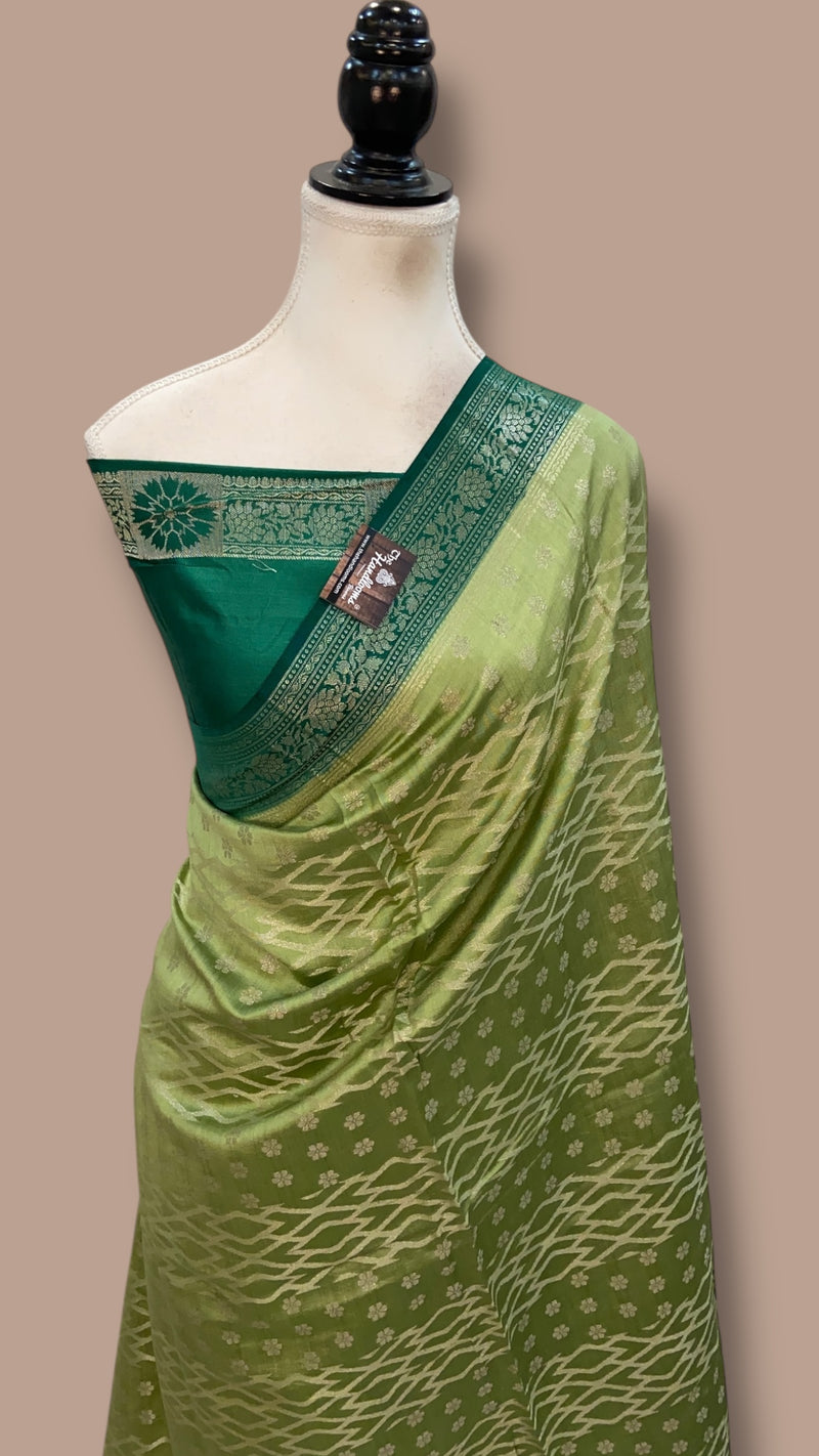 Pure Chiniya Silk Handloom Banarasi Saree - The Handlooms