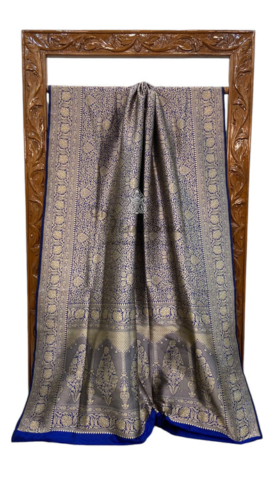 Pure Katan Silk Banarasi Handloom Saree - Tanchui Brocade