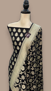Khaddi Georgette Banarasi Dress material - The Handlooms