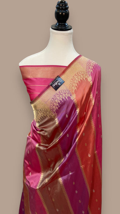 Pure Katan Silk Banarasi Handloom Saree - Rangkat