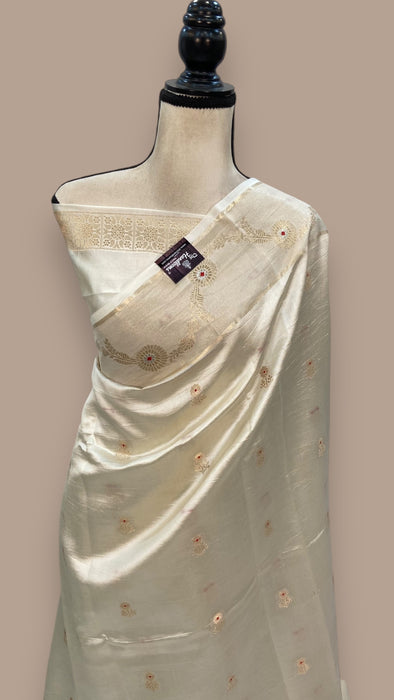 Pure Mango Silk Banarasi Handloom Saree