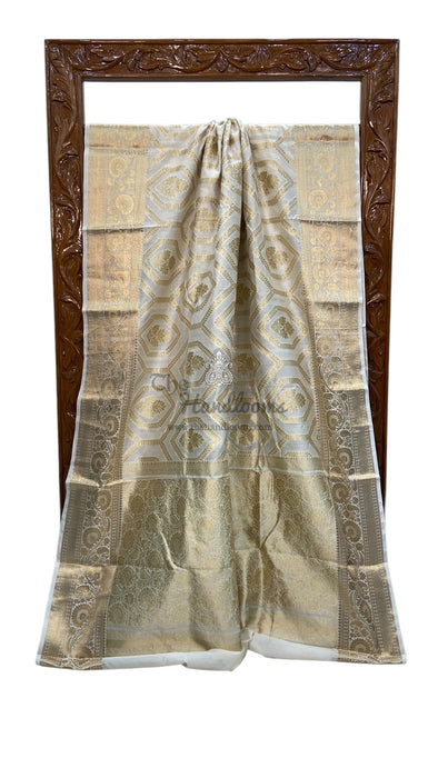 Pure Chiniya Silk Khaddi Handloom Banarasi Saree