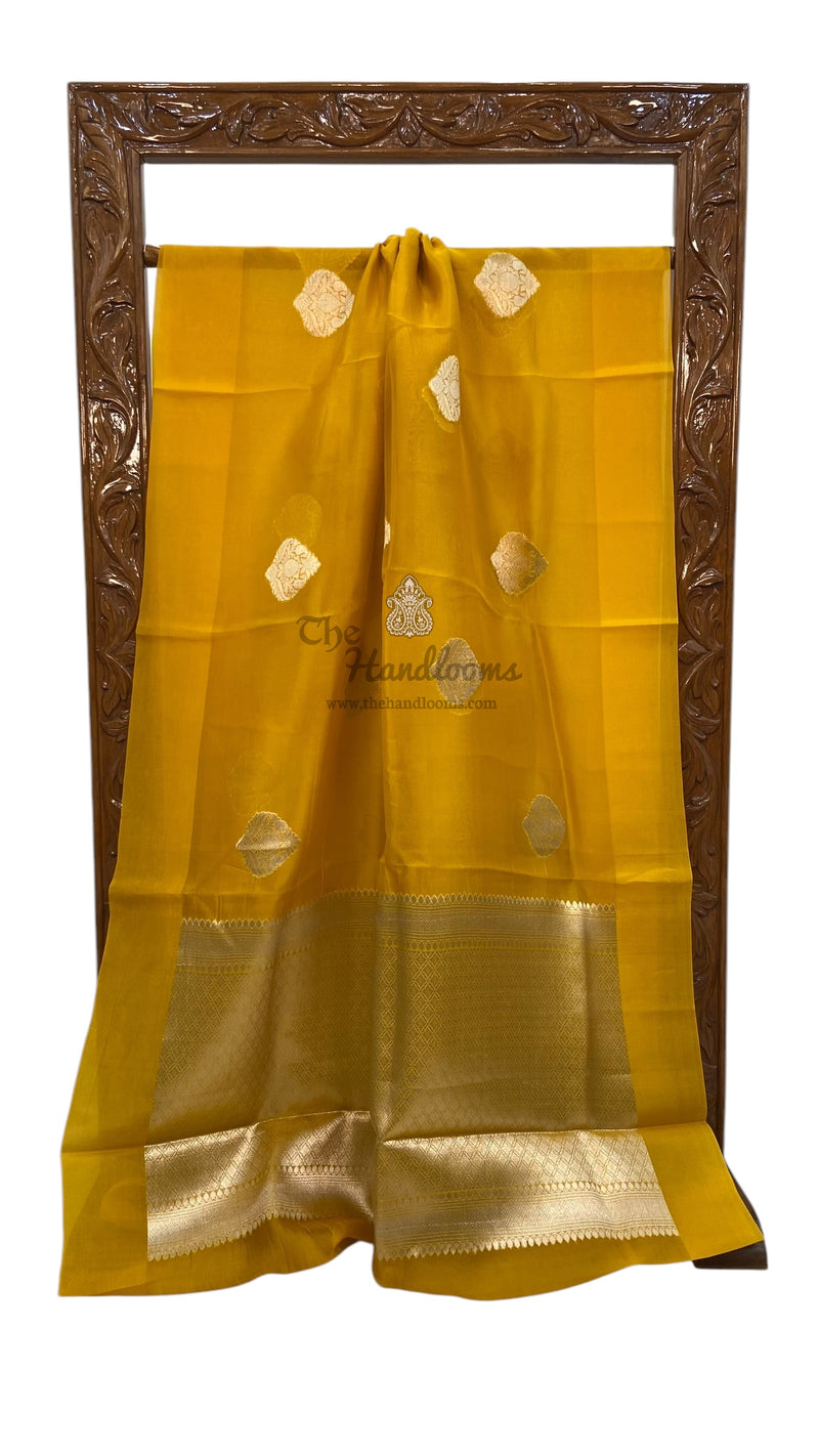 Pure Kora Handloom Banarasi Saree - The Handlooms