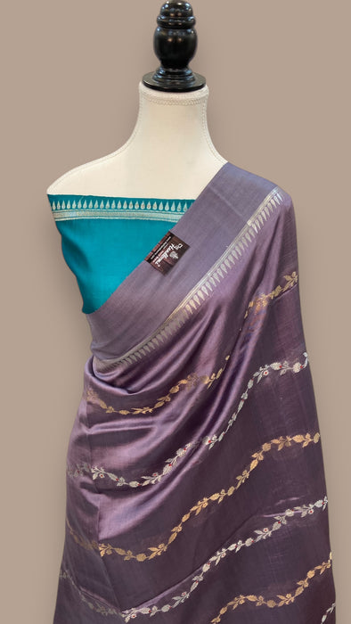 Pure Mango Silk Banarasi Handloom Saree