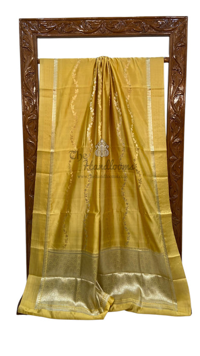 Pure Mango Silk Banarasi Handloom Saree