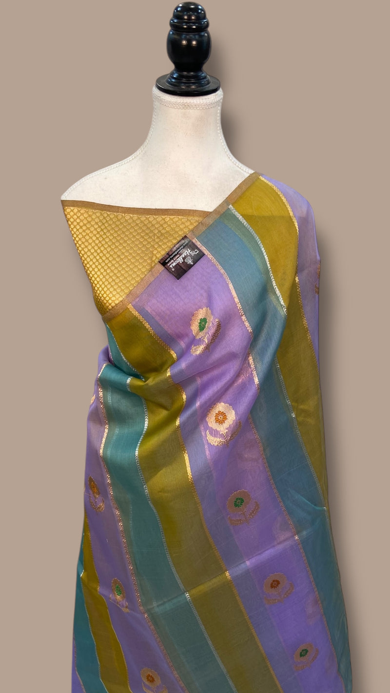 Pure Kora Handloom Banarasi Saree - The Handlooms