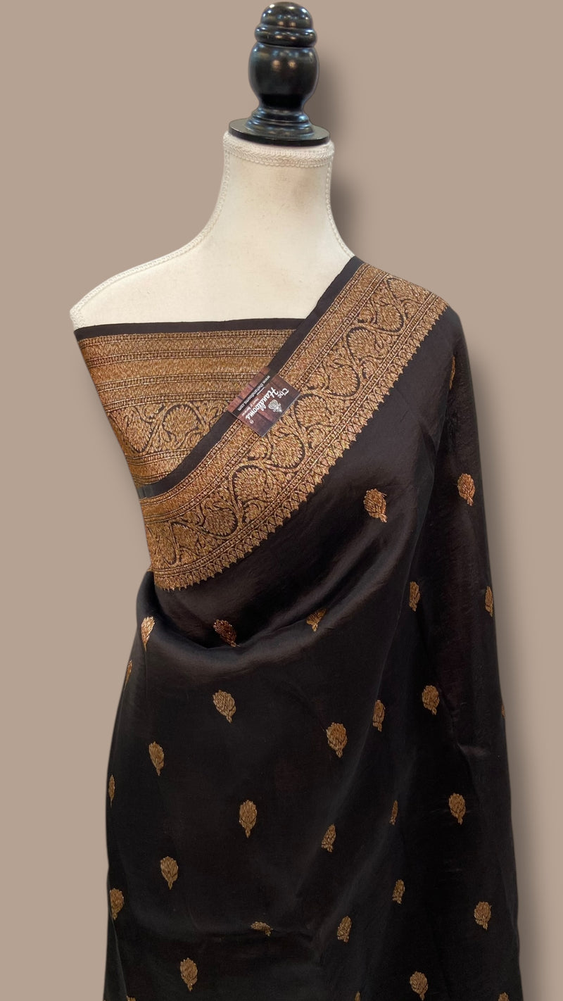 Pure Kora Handloom Banarasi Saree - The Handlooms