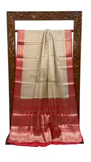Pure Tussar Silk Handloom Banarasi Saree - The Handlooms
