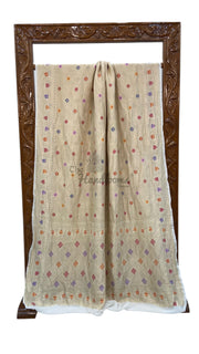 Khaddi Georgette Handloom Banarasi Saree - Tanchui Brocade - The Handlooms