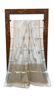 Pure Mango Silk Banarasi Handloom Saree - The Handlooms