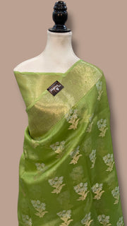 Pure Kora Handloom Banarasi Saree - The Handlooms