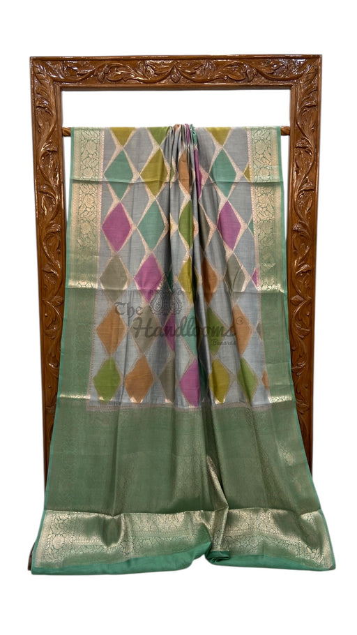 Pure Chiniya Silk Handloom Banarasi Saree - The Handlooms