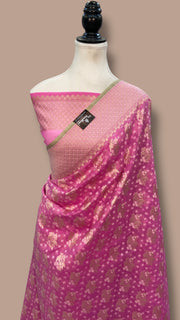 Pure Cotton Banarasi Brocade Handloom Saree - The Handlooms