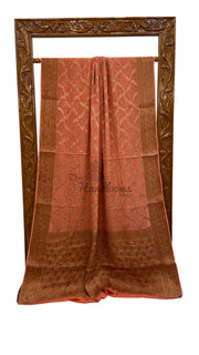 Pure Chiffon Khaddi Banarasi Saree - The Handlooms