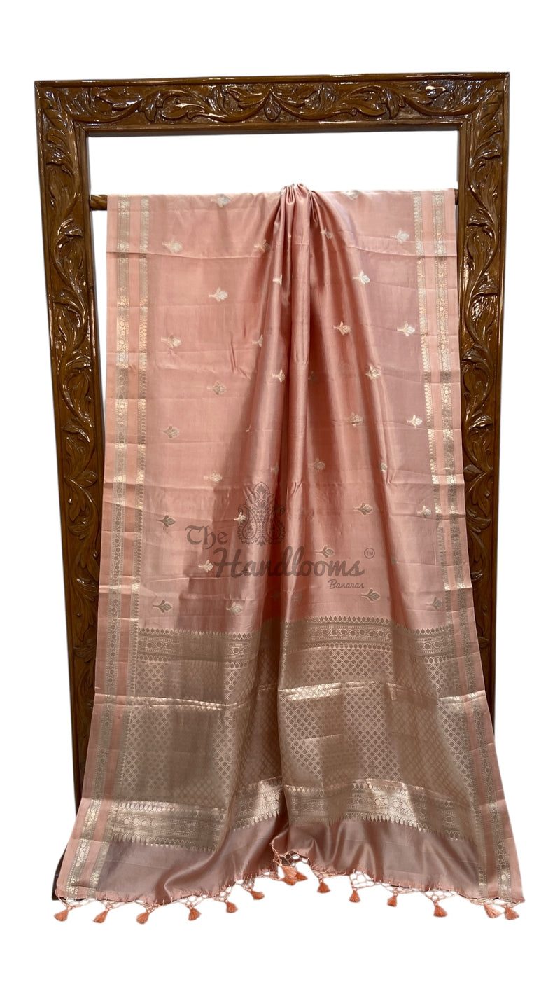 Pure Mango Silk Banarasi Handloom Saree - The Handlooms