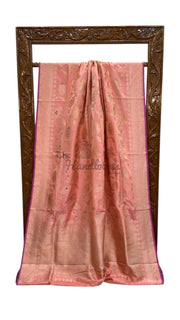 Ektara Pure Katan Silk Banarasi Handloom Saree - All Over Kadiyal Jaal Work - The Handlooms