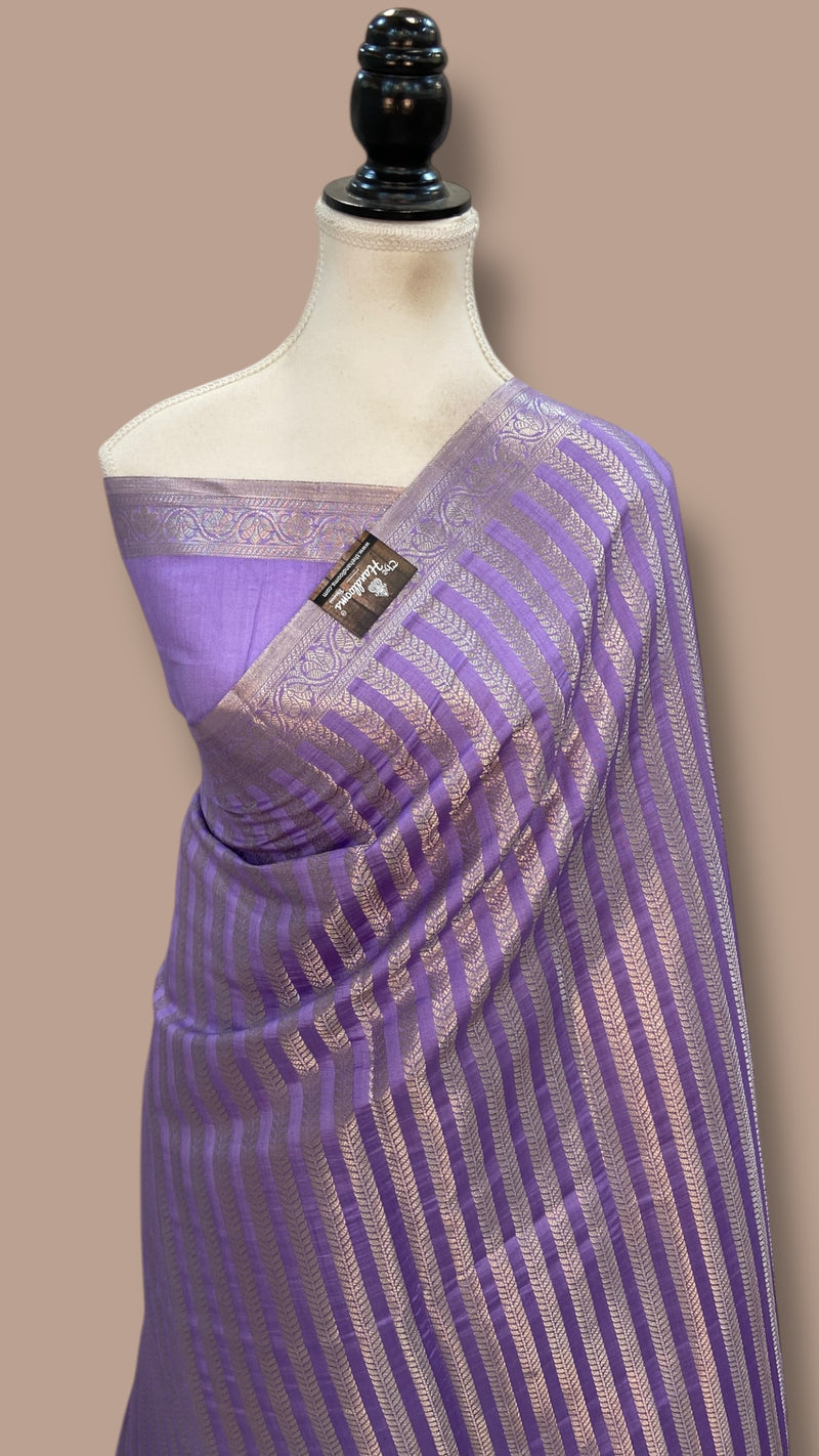 Pure Chiniya Silk Khaddi Handloom Banarasi Saree