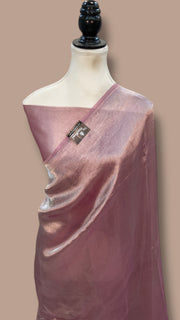 Pure Kora Handloom Banarasi Saree - Plain - The Handlooms