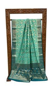 Pure Chiniya Silk Handloom Banarasi Saree - The Handlooms