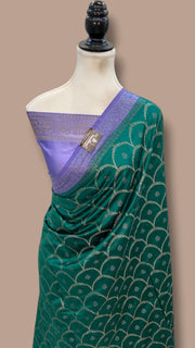 Pure Chiniya Silk Handloom Banarasi Saree - The Handlooms