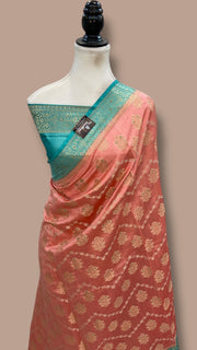 Pure Chiniya Silk Handloom Banarasi Saree - The Handlooms