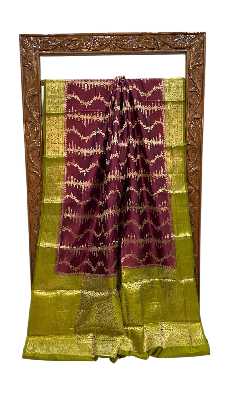 Pure Dupion Silk Banarasi Saree