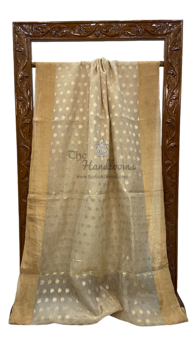 Pure Kora Tissue Handloom Banarasi Saree