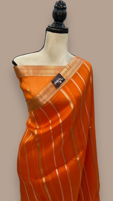 Pure Kora Handloom Banarasi Saree