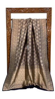 Pure Katan Silk Banarasi Handloom Saree - Tanchui Brocade - The Handlooms