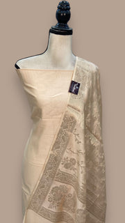 Pure Chiniya Silk Handlooms Banarasi Dress material - The Handlooms
