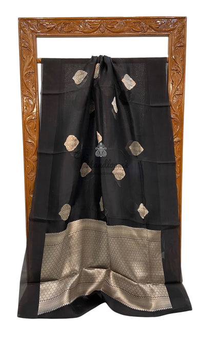 Pure Kora Handloom Banarasi Saree