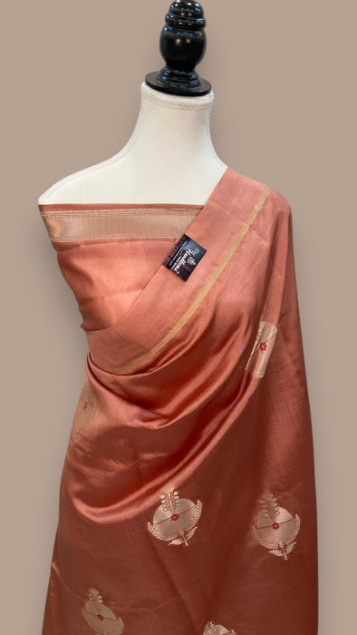 Pure Mango Silk Banarasi Handloom Saree