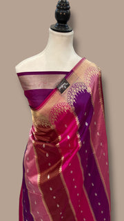 Pure Katan Silk Banarasi Handloom Saree - Rangkat - The Handlooms