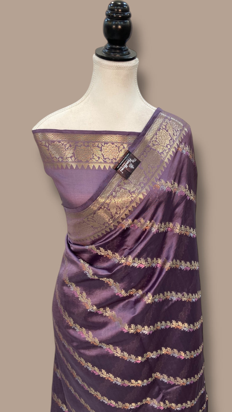 Pure Mango Silk Handloom Banarasi Saree - The Handlooms