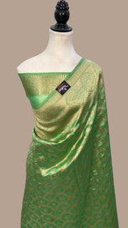 Pure Dupion Silk Banarasi Handloom Saree - The Handlooms