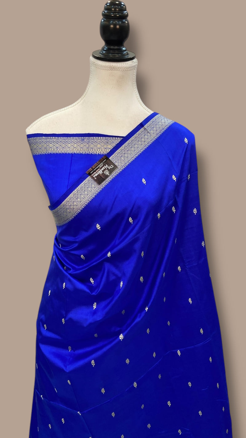 Pure Katan Silk Banarasi Handloom Saree - The Handlooms