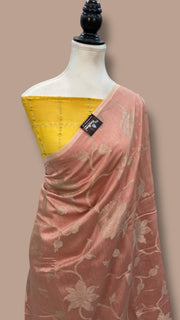 Moonga Silk  Handloom Banarasi Saree - The Handlooms