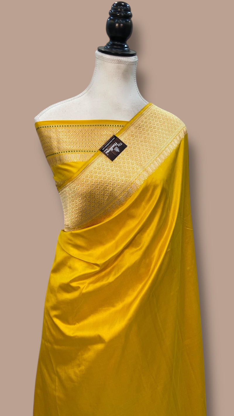 Pure Katan Silk Banarasi Handloom Saree - All over Kadua work - The Handlooms