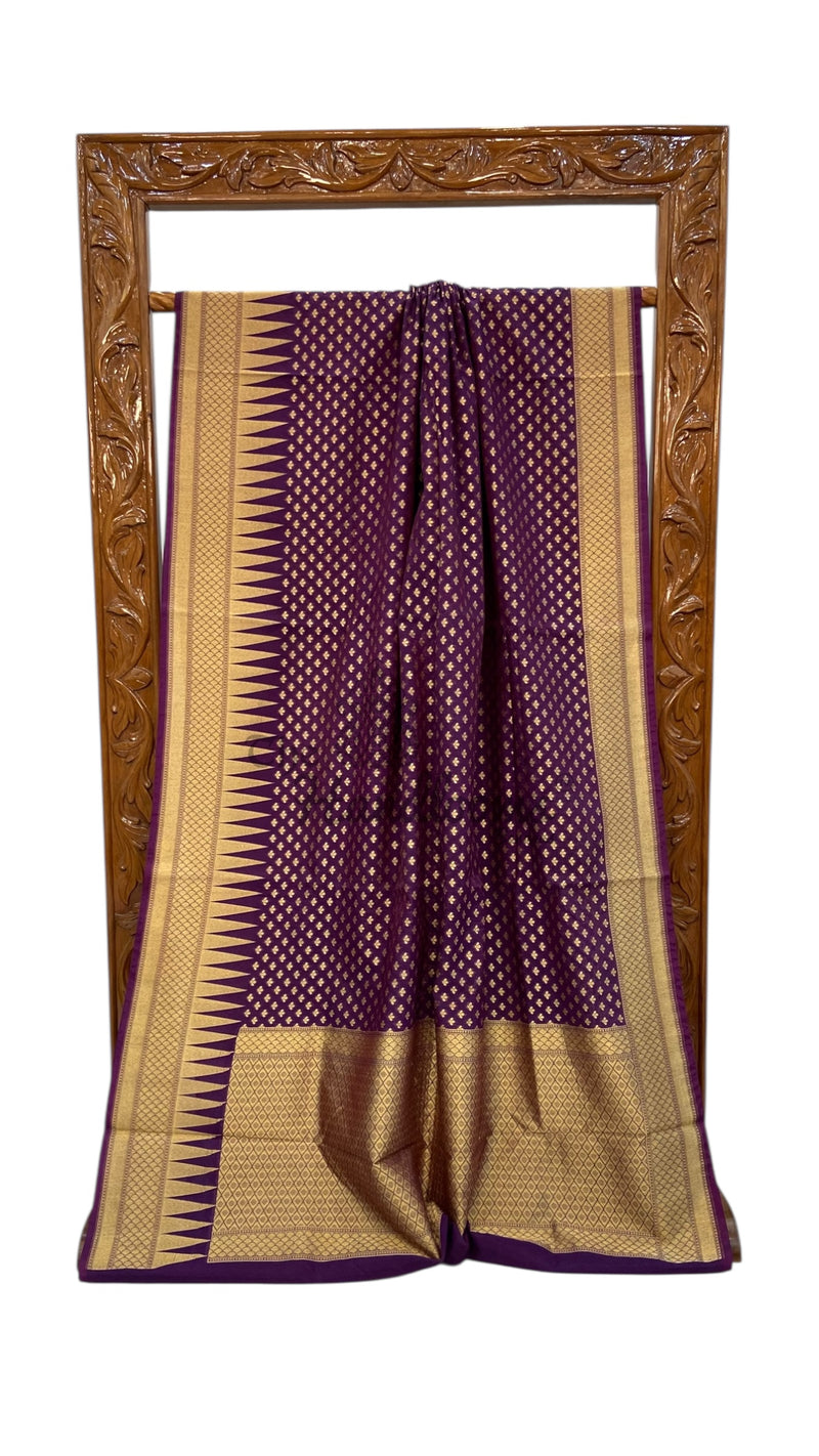 Italian Moonga Silk Handloom Banarasi Saree - The Handlooms