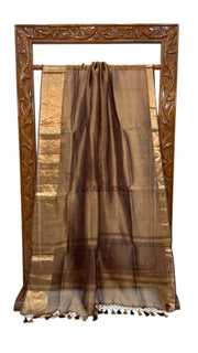 Pure Kora Tissue Handloom Banarasi Saree - The Handlooms
