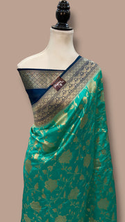 Pure Chiniya Khaddi Handloom Banarasi Saree - The Handlooms