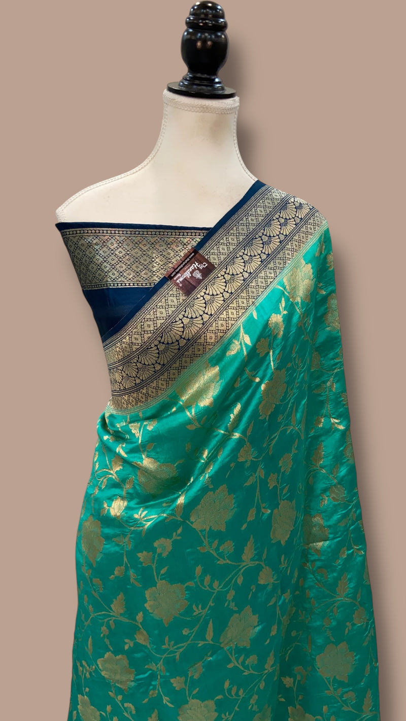 Pure Chiniya Khaddi Handloom Banarasi Saree - The Handlooms