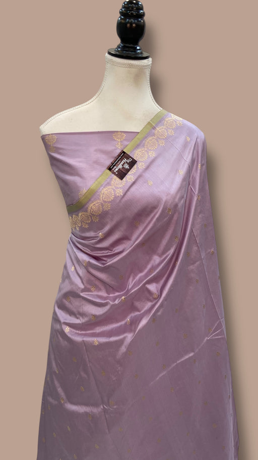 Pure Katan Silk Banarasi Handloom Saree - All Over Kadua Motifs - The Handlooms