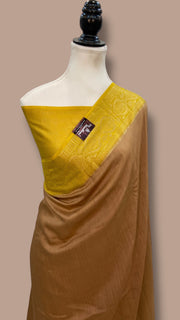 Moonga Georgette Handloom Banarasi Saree - The Handlooms