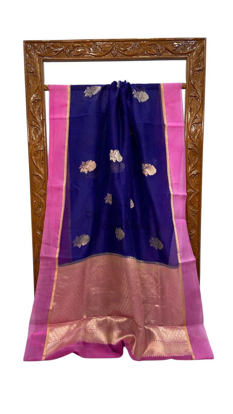 Pure Kora Handloom Banarasi Saree - The Handlooms