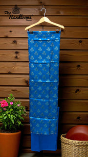 Pure Butter Crepe Banarasi 3-Piece Suit Set - The Handlooms