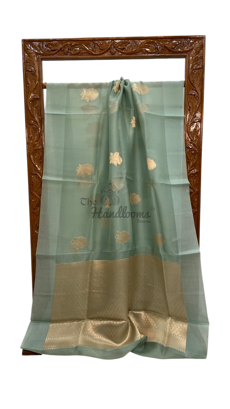 Pure Kora Handloom Banarasi Saree - The Handlooms