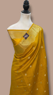 Pure Chiniya Silk Handloom Banarasi Saree - The Handlooms